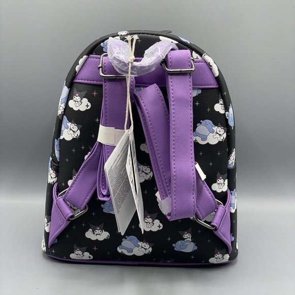 Loungefly Kuromi And Baku Clouds Mini Backpack Sanrio NEW main image 4